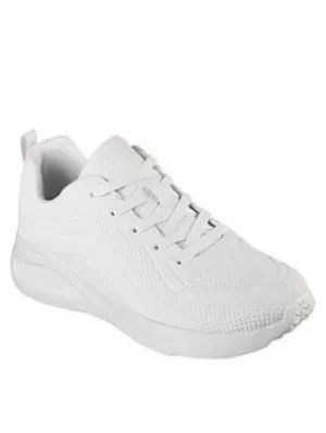 Image of Skechers Bobs Buno How Sweet Trainers, White, Size 3, Women