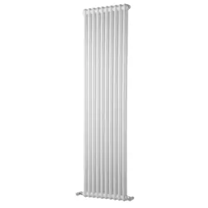 Image of Towelrads Windor 2 Column Vertical Radiator, 1800x578mm - White