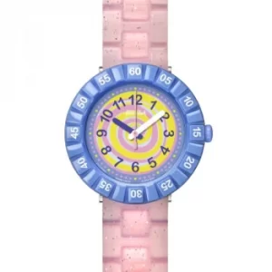 Image of Childrens Flik Flak Swirly Candy Watch
