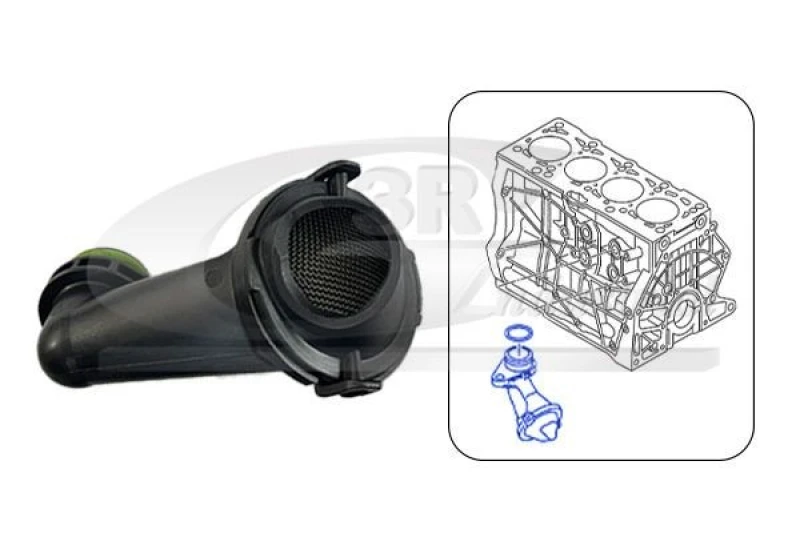 Image of 3RG Suction Pipe, oil pump 3RG 84750