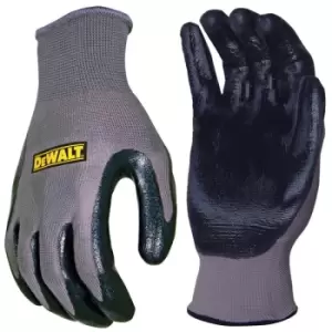 Image of DEWALT DPG66L Nitrile Nylon Gloves