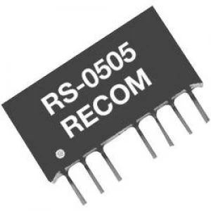 Image of RECOM RS 4815D 2W DCDC Converter SIP4 RS 4815D 15 V 67 mA 2 W