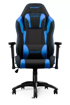 image of AKRacing EX PC gaming chair Upholstered padded seat Black, Blue