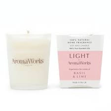 Image of Aromaworks Light Range Basil & Lime Room Spray Aromaworks - 100ml