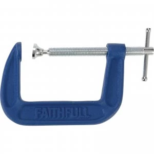 image of Faithfull Medium Duty G Clamp 75mm