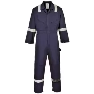 Image of Portwest C814NAR4XL - sz 4XL Iona Cotton Coverall - Navy - Navy