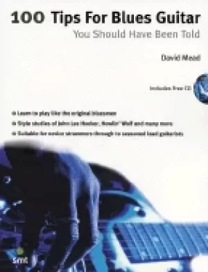 Image of 100 tips for blues guitar you should have been told book and cd