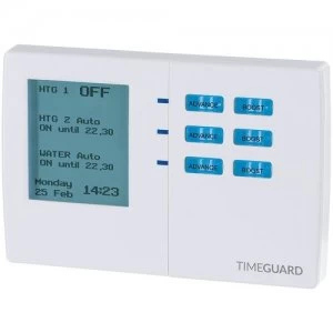 image of Timeguard 7 Day Digital Heating Programmer Timer - 3 Channel