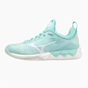Image of Mizuno Wave Luminous 2 Netball Trainers - Blue