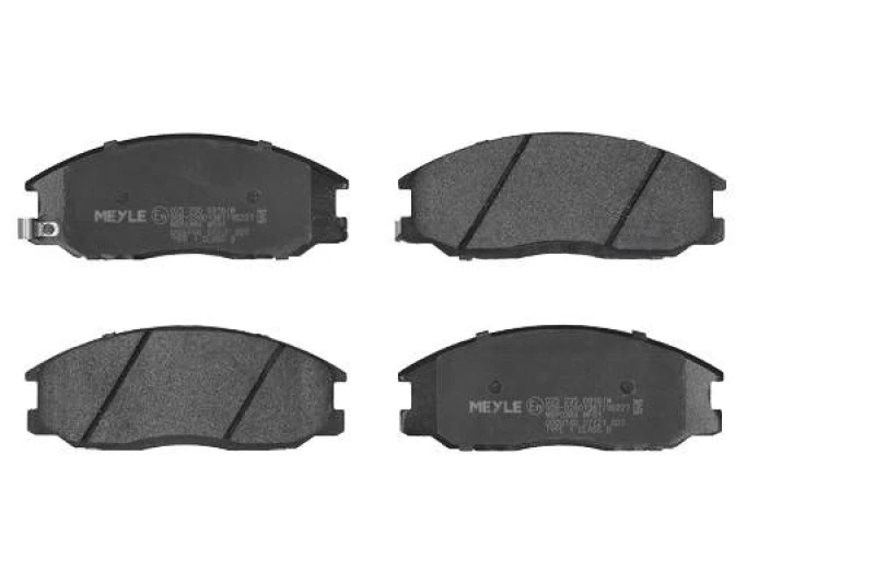 Image of MEYLE 025 235 6916/W Brake pad set Front Axle, with acoustic wear warning, Original Quality, with anti-squeak plate Brake Pad Set,disc brake (402)