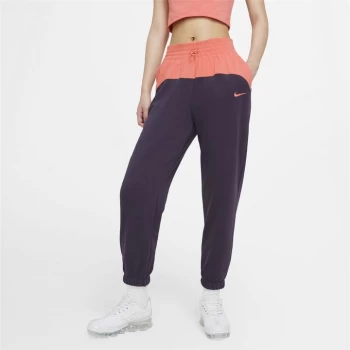 Image of Nike Fleece Pants - Black/Mango