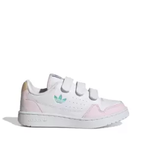 Image of Adidas Originals Ny 90 Cf C Kids, Ftwwht/Lpurpl/Clpink, Kids, Shoes grade school, GY1173