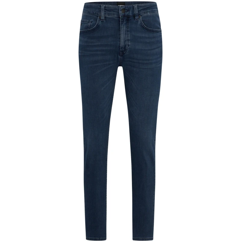 Image of Boss Mens Delano Slim Fit Jeans Navy male 36W L