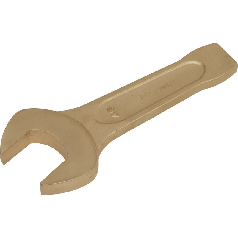 Image of Loops 46mm Open-End Slogging Spanner - Non-Sparking - Short Profile Striking End Multi
