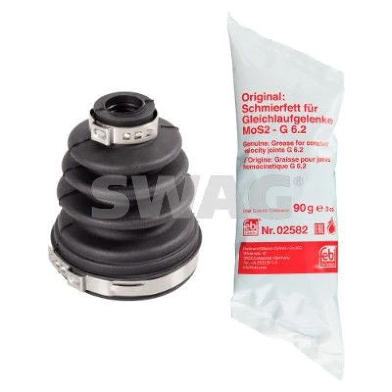 Image of CV boot kit, drive shaft SWAG 33 10 1017