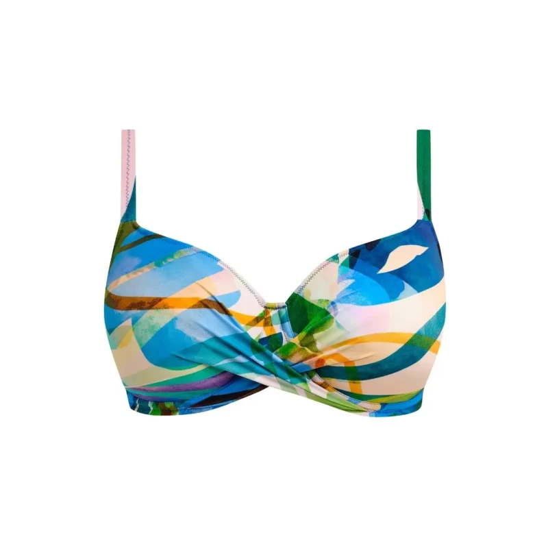 Image of Womens swimsuit top Fantasie Molokai Shores Bleu Female 80G