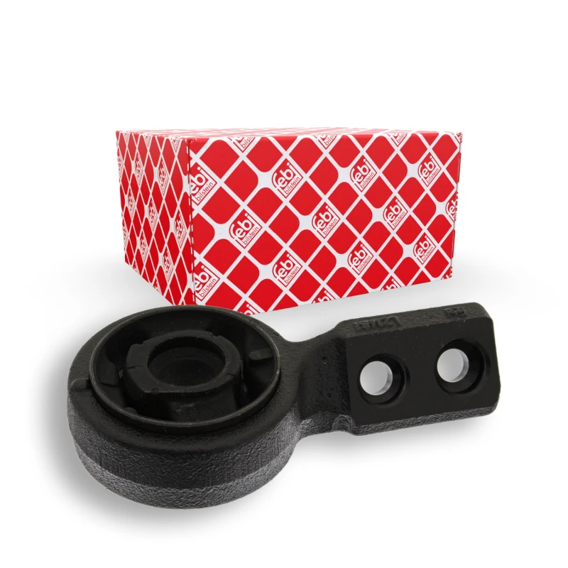 Image of FEBI BILSTEIN 21463 Arm Bushes Left, with holder Elastomer Control Arm-/Trailing Arm Bush (251)