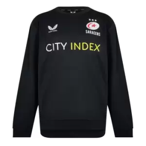 Image of Castore Saracens Sweatshirt Mens - Black