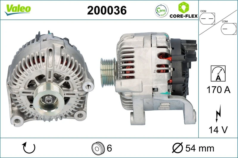 Image of Alternator VALEO 200036