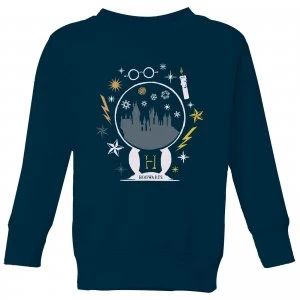 Image of Harry Potter Hogwarts Kids Sweatshirt - Navy - 5-6 Years - Navy