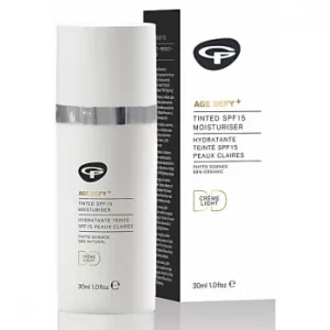 image of Green People Age Defy+ Tinted DD Moisturiser SPF 15 (Ivory)