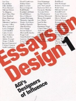 Image of Essays on Design. 1 Agis Designers of Influence Paperback