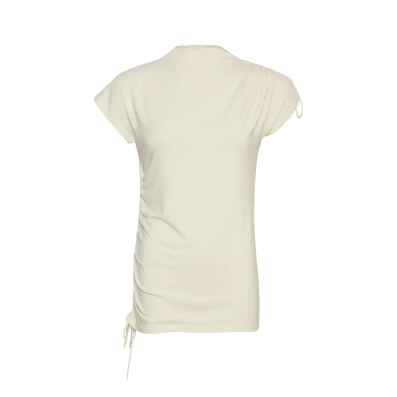Image of moss copenhagen Womens T-Shirt Moss Copenhagen Blaise SL Beige Female S