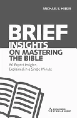 Image of brief insights on mastering the bible 80 expert insights explained in a sin