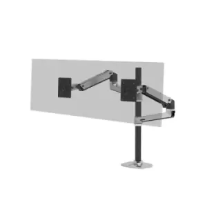 Image of Ergotron LX Series LX Dual Stacking Arm Tall Pole 101.6cm (40") Clamp Aluminium