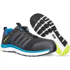 Image of Breeze Impulse Low Trainers Safety Black/Blue Size 40