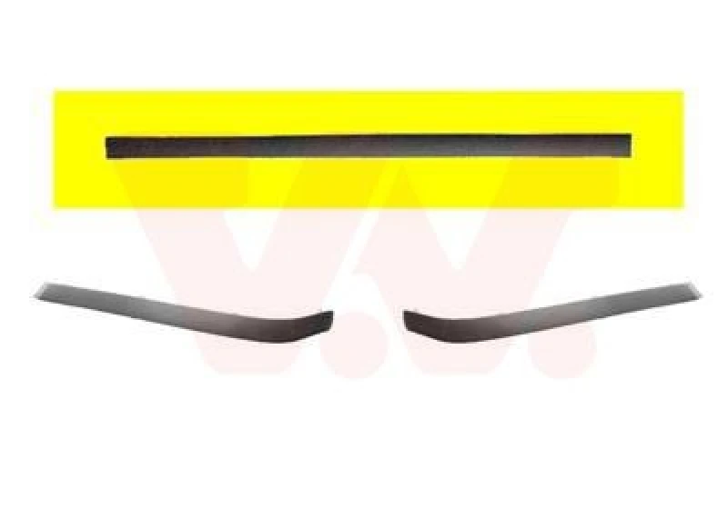 Image of VAN WEZEL Bumper moulding VAN WEZEL 0640555