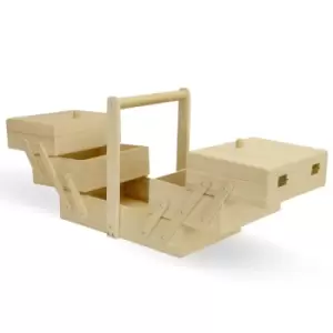Image of Wooden Craft Box - 3 Tiers Pukkr