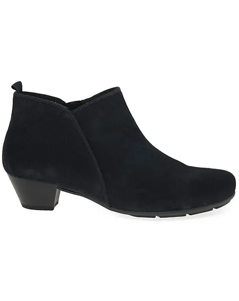 Image of Gabor Trudy Standard Fit Ankle Boots Marine Suede Female 6 WS67808