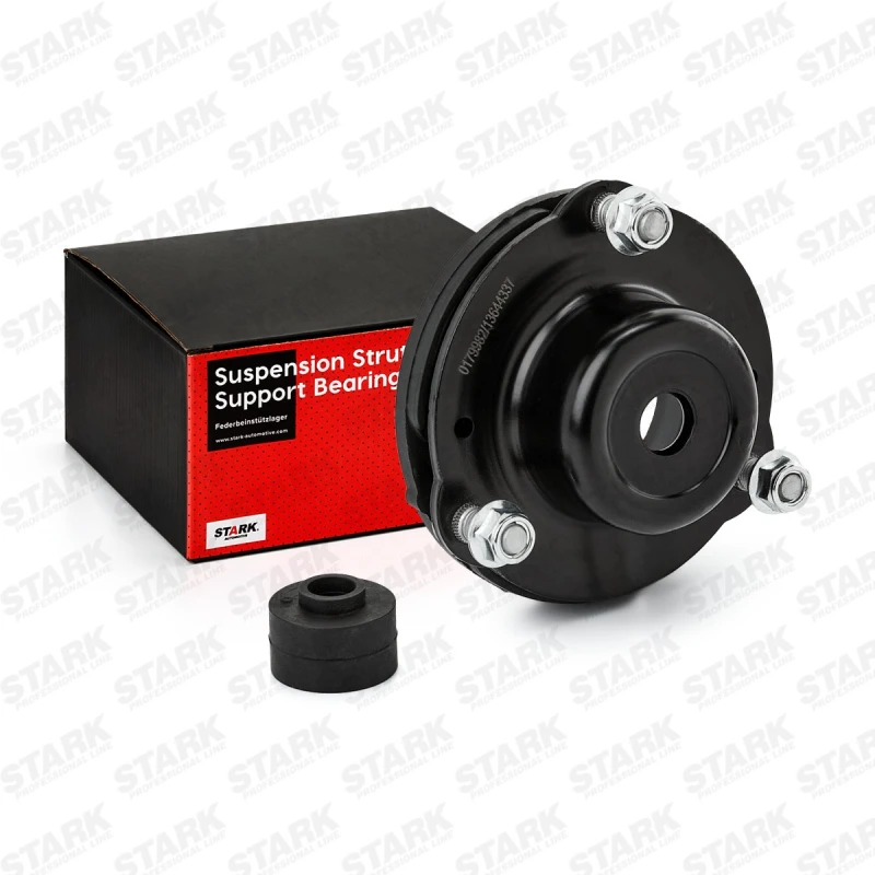 Image of RIDEX 1180S0390 Top strut mount Front Axle, without ball bearing Elastomer Suspension Strut Support Bearing (1180)