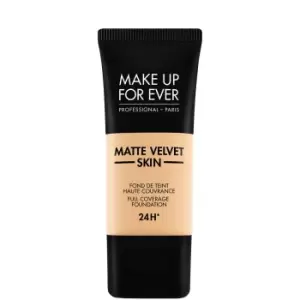 Image of MAKE UP FOR EVER matte Velvet Skin Foundation 30ml (Various Shades) - 235 Ivory beige