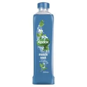 image of Radox Feel Good Sage and Sea Minerals Bath Soak 500ml