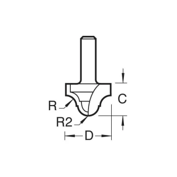 Image of Trend - C110X1/4 OGEE PANEL 4.5MM RADIUS