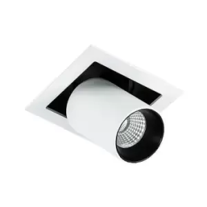 image of Italux Mercanta Single 3000K - Modern Technical LED Recessed Ceiling White, Black, Warm White 3000K 810lm