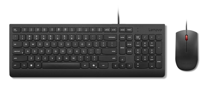 Image of Lenovo Essential Wired Combo Keyboard and Mouse 4X31R64438 4X31R64438