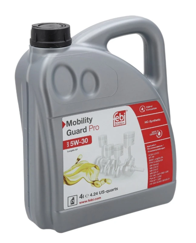 Image of FEBI BILSTEIN 198693 Engine oil Holset Turbo REMAN Capacity: 5l, 5W-30 Engine Oil (1862)