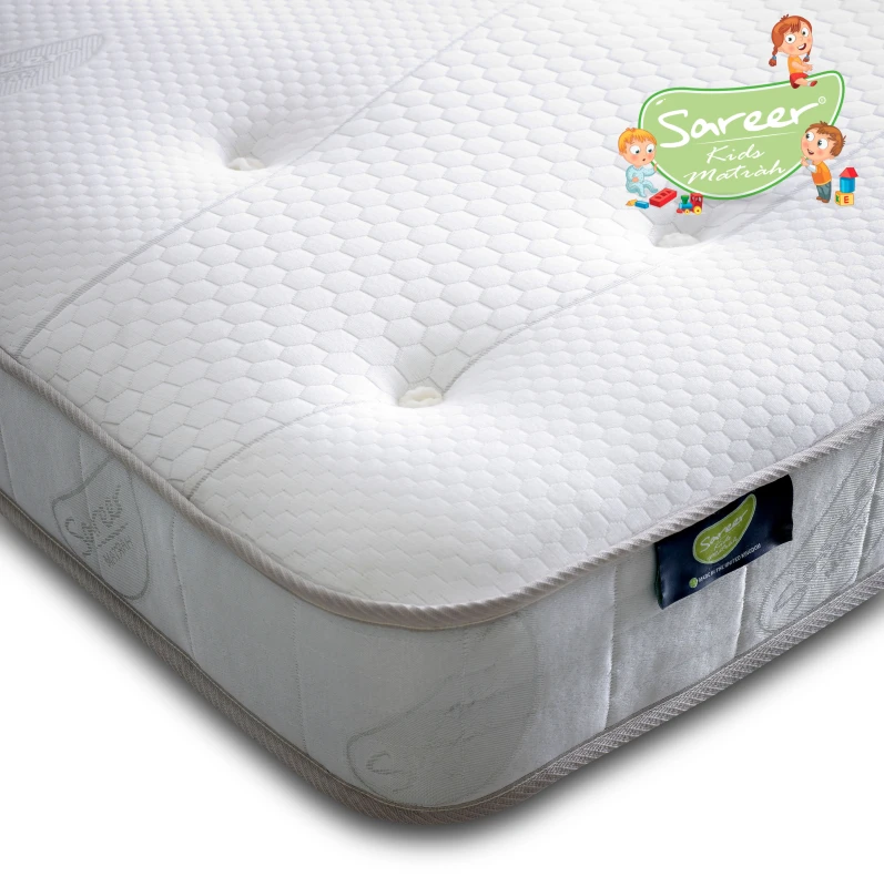 Image of Sareer Furniture Limited Kids Aspire Pocket Memory Mattress in White Size: Small Single White Unisex Small Single