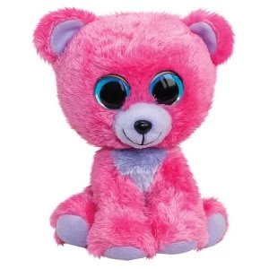 Image of Lumo Stars Bear Raspberry 24cm Large Soft Toy