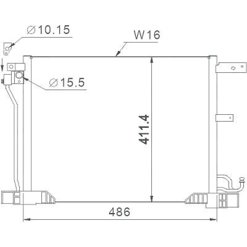 Image of Air conditioning condenser DIEDERICHS DCC1120