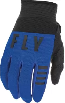 Image of FLY Racing F-16 Gloves Blue Black 3XL