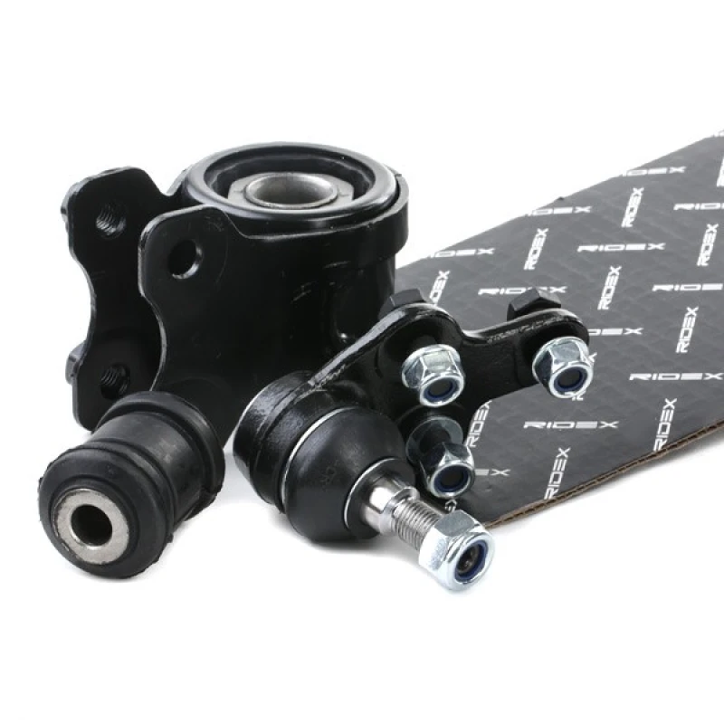 Image of RIDEX 771R0004 Repair Kit, wheel suspension Lower, with rubber mount Repair Kit,wheel suspension (771)