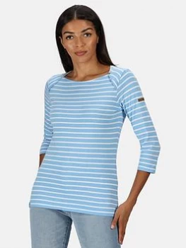 Image of Regatta Polina Long Sleeve Top - Blue Size 14, Women