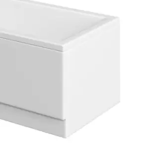 Image of Trojan Supastyle End Panel 700mm - White - 504985