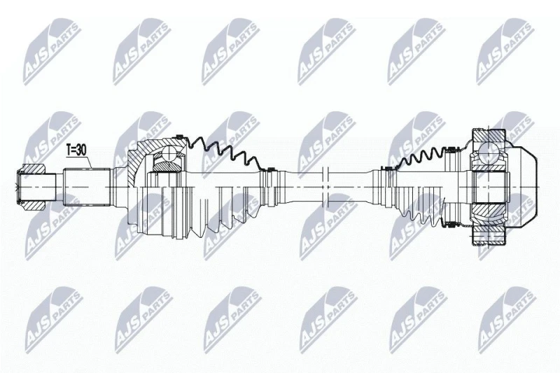 Image of NTY Drive shaft NTY NPW-PS-005