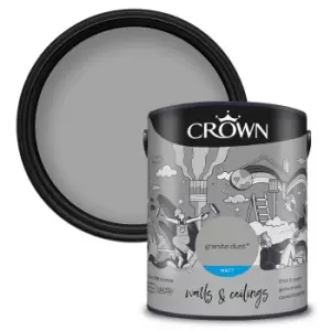 image of Crown Standard Matt Emulsion Granite Dust - 5L