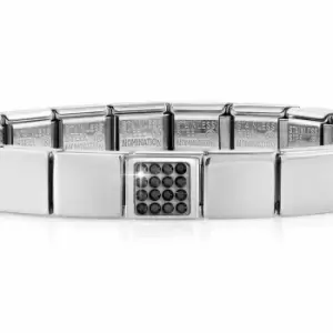 Image of Nomination GLAM Pave Black Crystal Bracelet